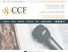 Tablet Screenshot of ccflive.org